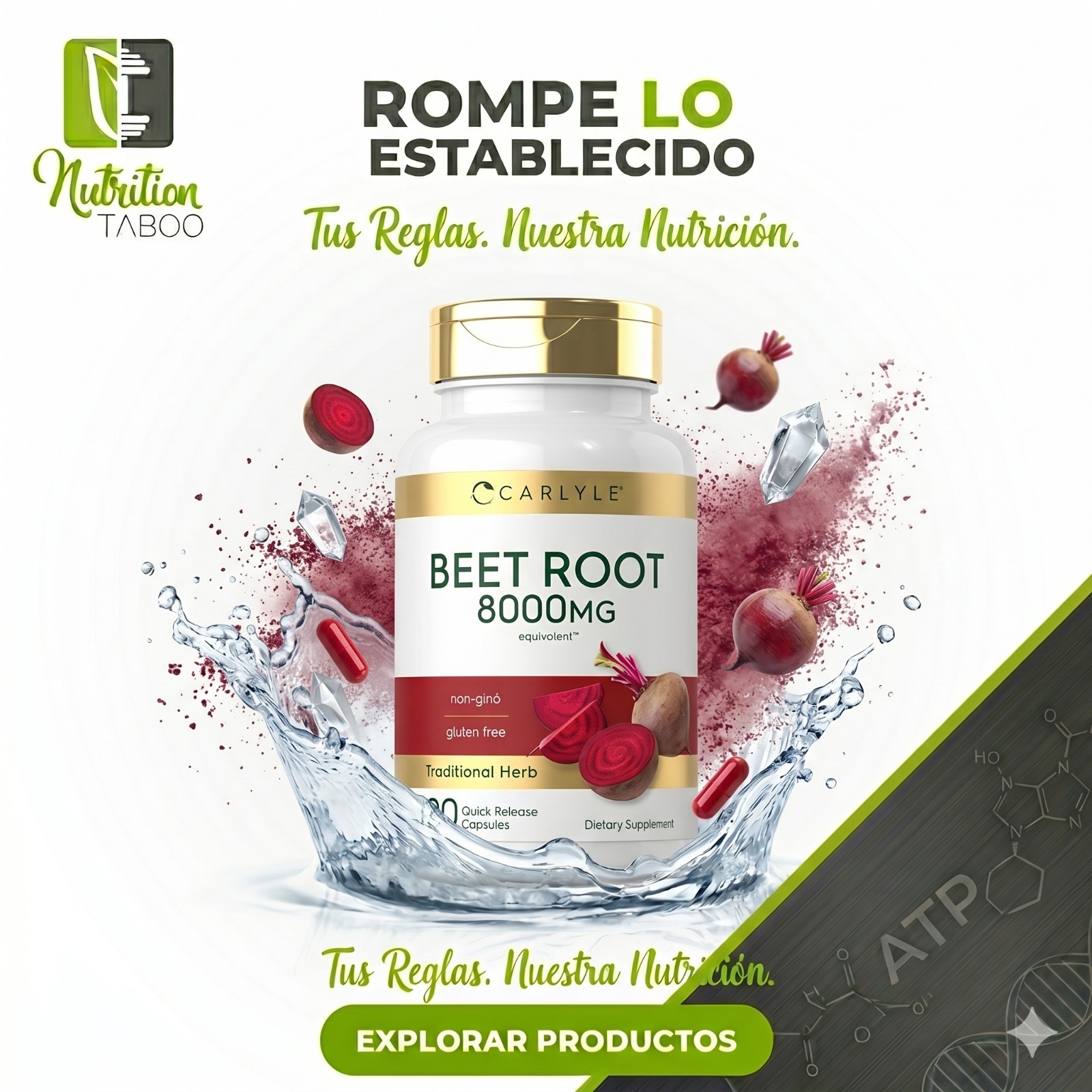 Remolacha Capsulas- Beet Root 800mg