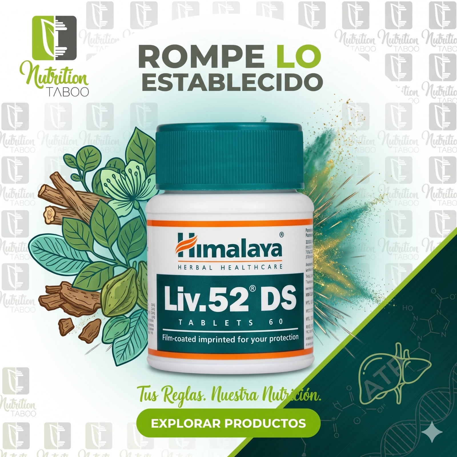 Liv52 DS  60 tabletas
