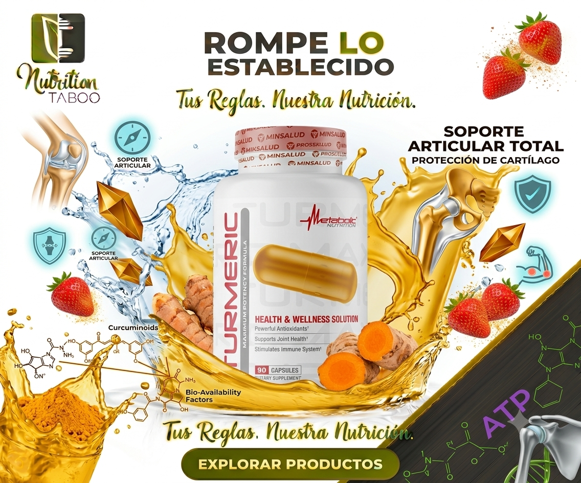 Turmeric Curcumina Metabolic Nutrition – 90 cápsulas