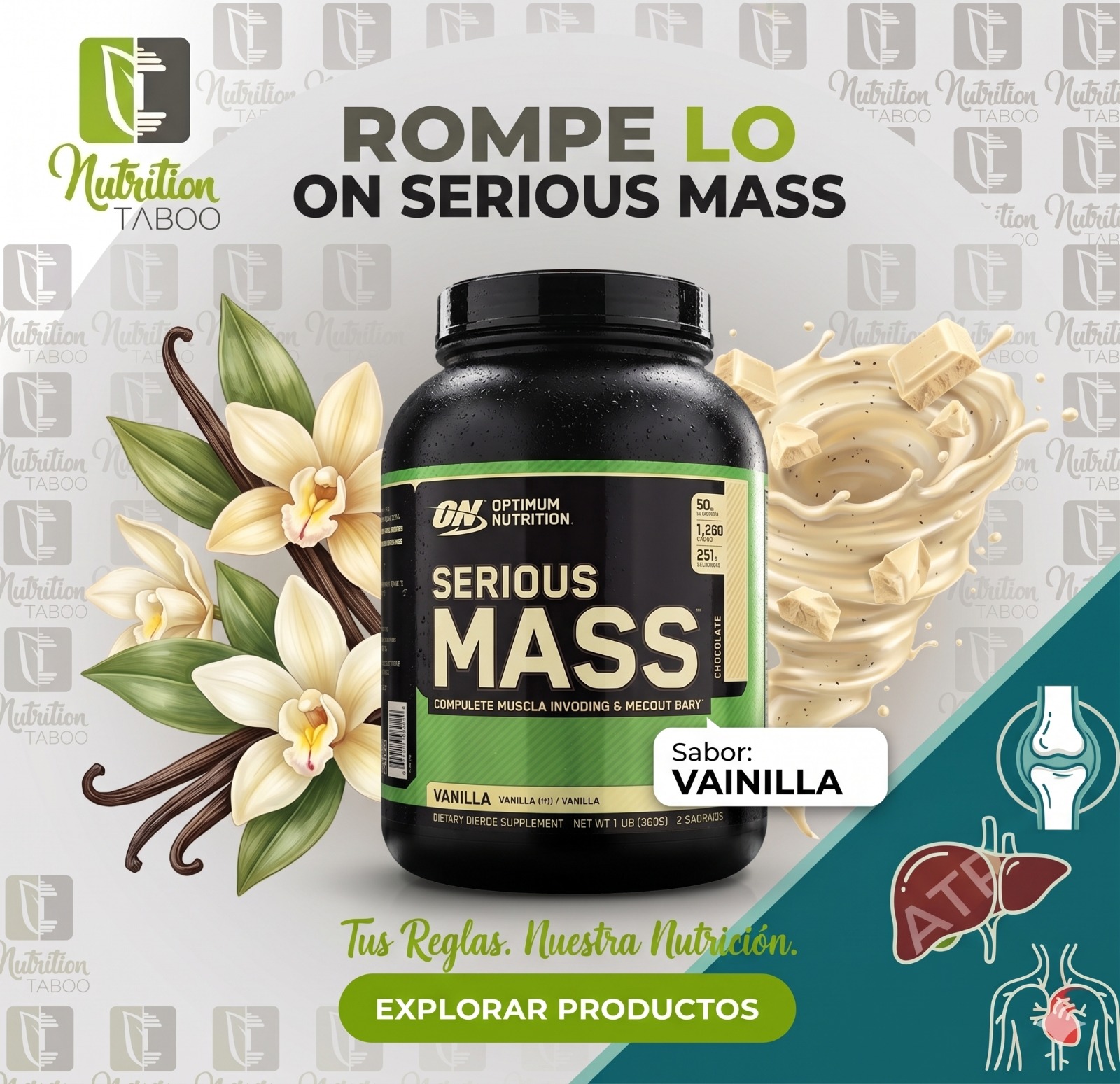 SERIOUS MASS 3 lbs