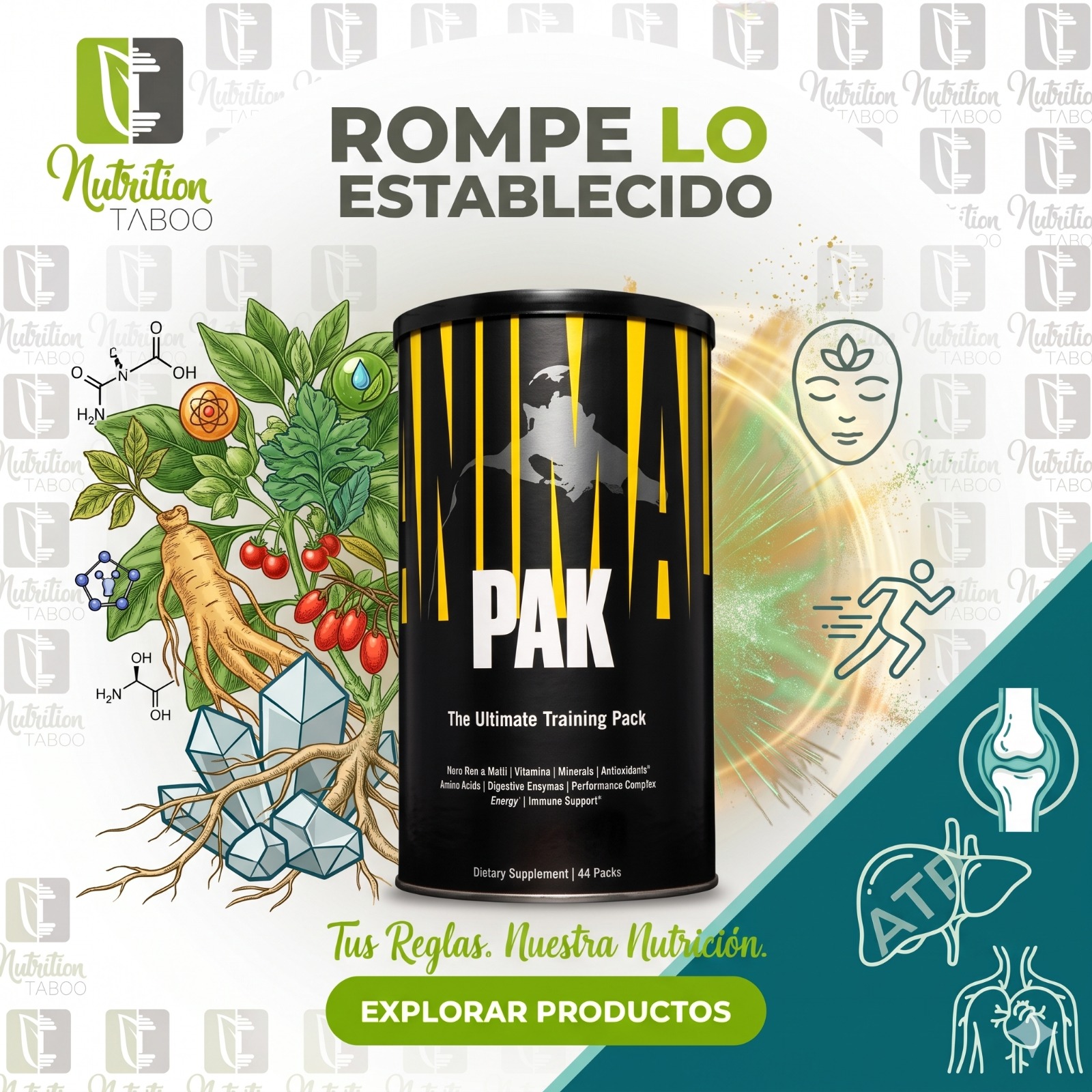 ANIMAL PAK-UNIVERSAL 44 servicio